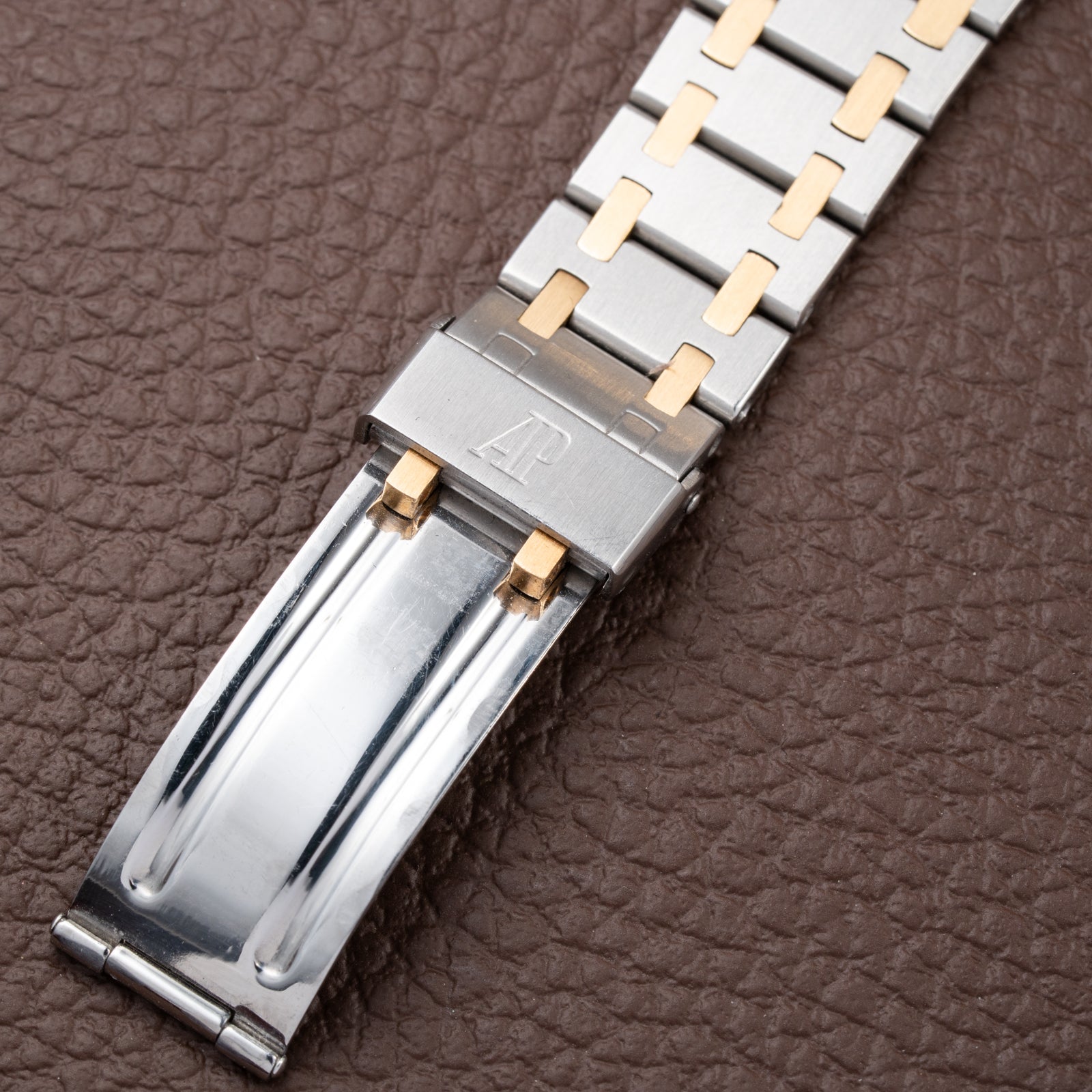 Audemars Piguet Royal Oak Day Date Moonphase Gold Steel Ref 25594SA from 1990s