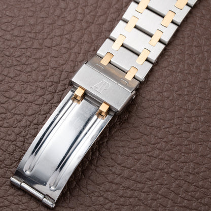 Audemars Piguet Royal Oak Day Date Moonphase Gold Steel Ref 25594SA from 1990s