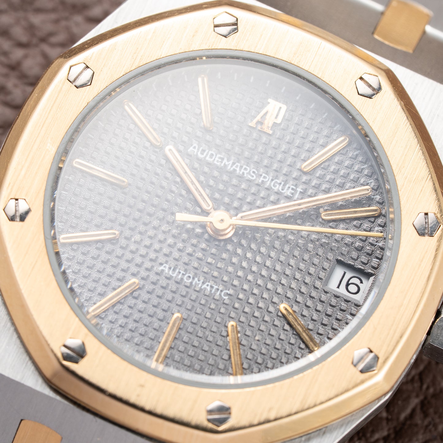 Audemars Piguet Royal Oak Co-Signed Fred Paris Gold Steel Automatic Ref. 4100SA from 1970s