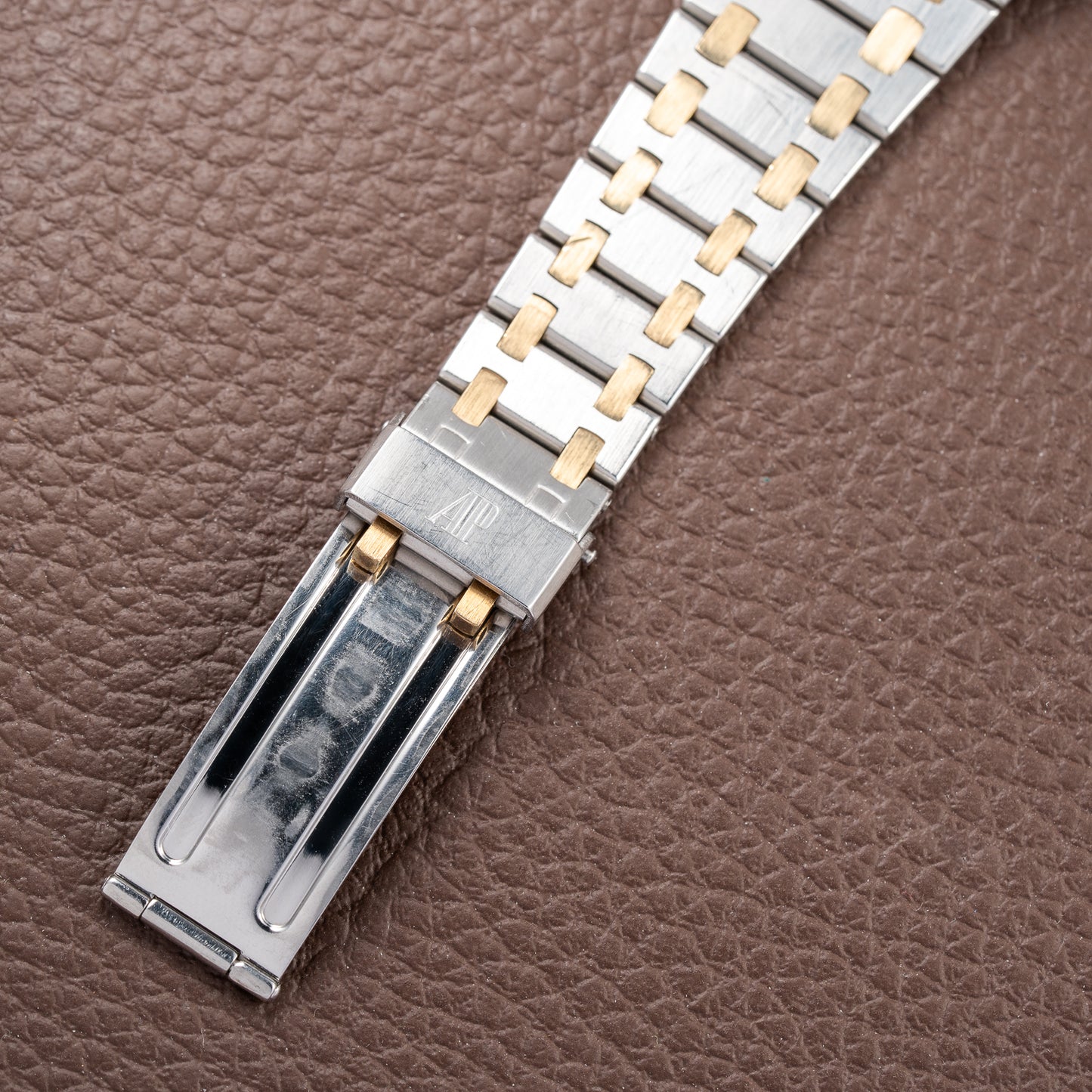 Audemars Piguet Royal Oak Co-Signed Fred Paris Gold Steel Automatic Ref. 4100SA from 1970s