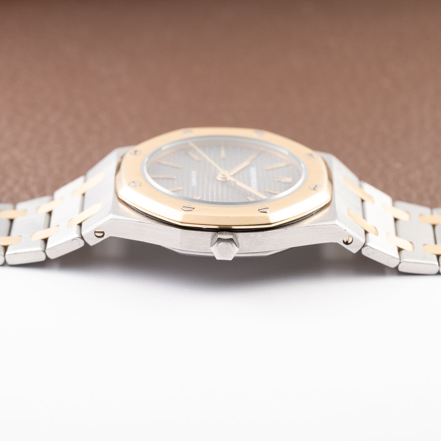 Audemars Piguet Royal Oak Co-Signed Fred Paris Gold Steel Automatic Ref. 4100SA from 1970s