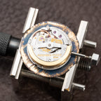 Audemars Piguet Royal Oak Lady Automatic Gold Steel Blue Tropical Dial Ref 8638SA
