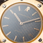 Audemars Piguet Royal Oak Lady Automatic Gold Steel Blue Tropical Dial Ref 8638SA