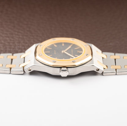 Audemars Piguet Royal Oak Lady Automatic Gold Steel Blue Tropical Dial Ref 8638SA