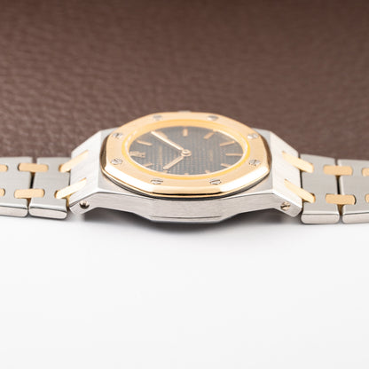 Audemars Piguet Royal Oak Lady Automatic Gold Steel Blue Tropical Dial Ref 8638SA