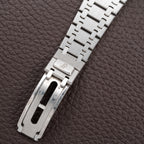 Audemars Piguet Royal Oak Ultra Thin Blue Petite Tapisserie Stainless Steel Unpolished Ref. 56175ST From Circa 1993