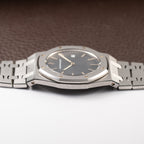 Audemars Piguet Royal Oak Ultra Thin Blue Petite Tapisserie Stainless Steel Unpolished Ref. 56175ST From Circa 1993