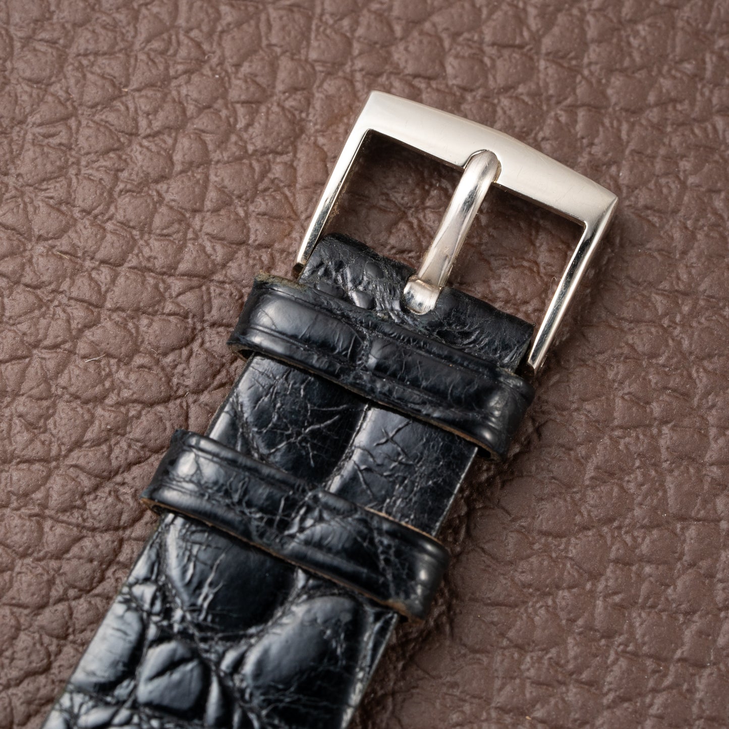 Audemars Piguet “TV Case” Oversize Dress Watch  18K White Gold Blue Dial Circa 1970s