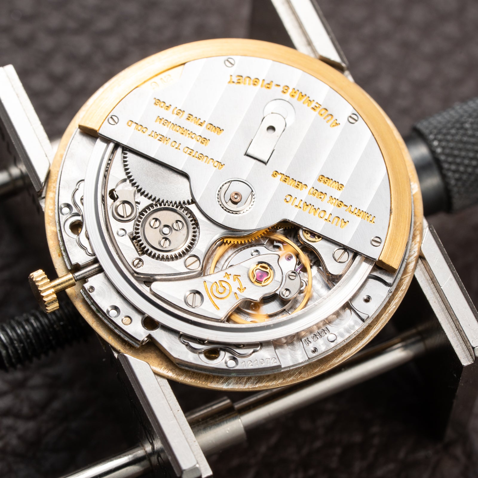 Audemars Piguet “Türler” Automatic 18k Yellow Gold Display Open Caseback from 1960s