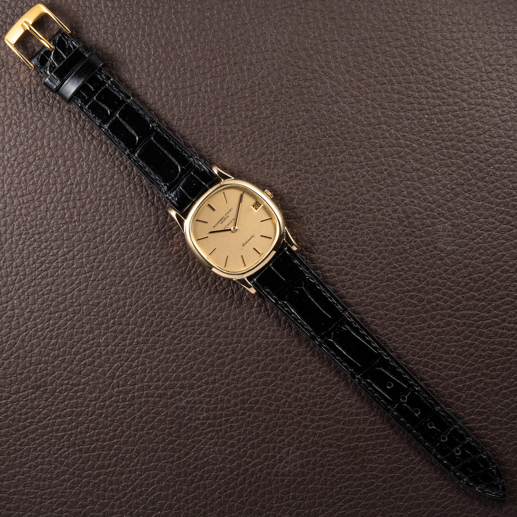 Audemars Piguet “Türler” Automatic 18k Yellow Gold Display Open Caseback from 1960s