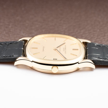 Audemars Piguet “Türler” Automatic 18k Yellow Gold Display Open Caseback from 1960s