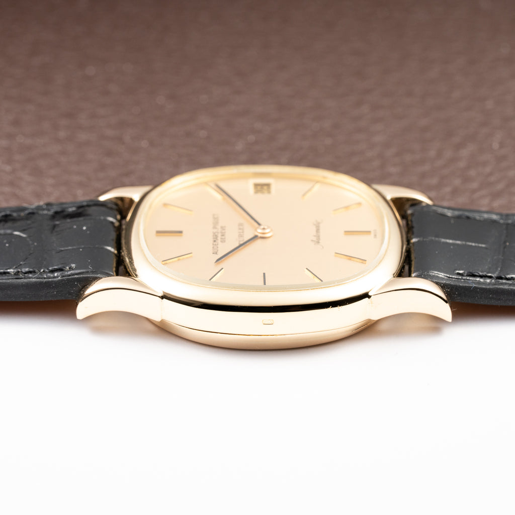 Audemars Piguet “Türler” Automatic 18k Yellow Gold Display Open Caseback from 1960s