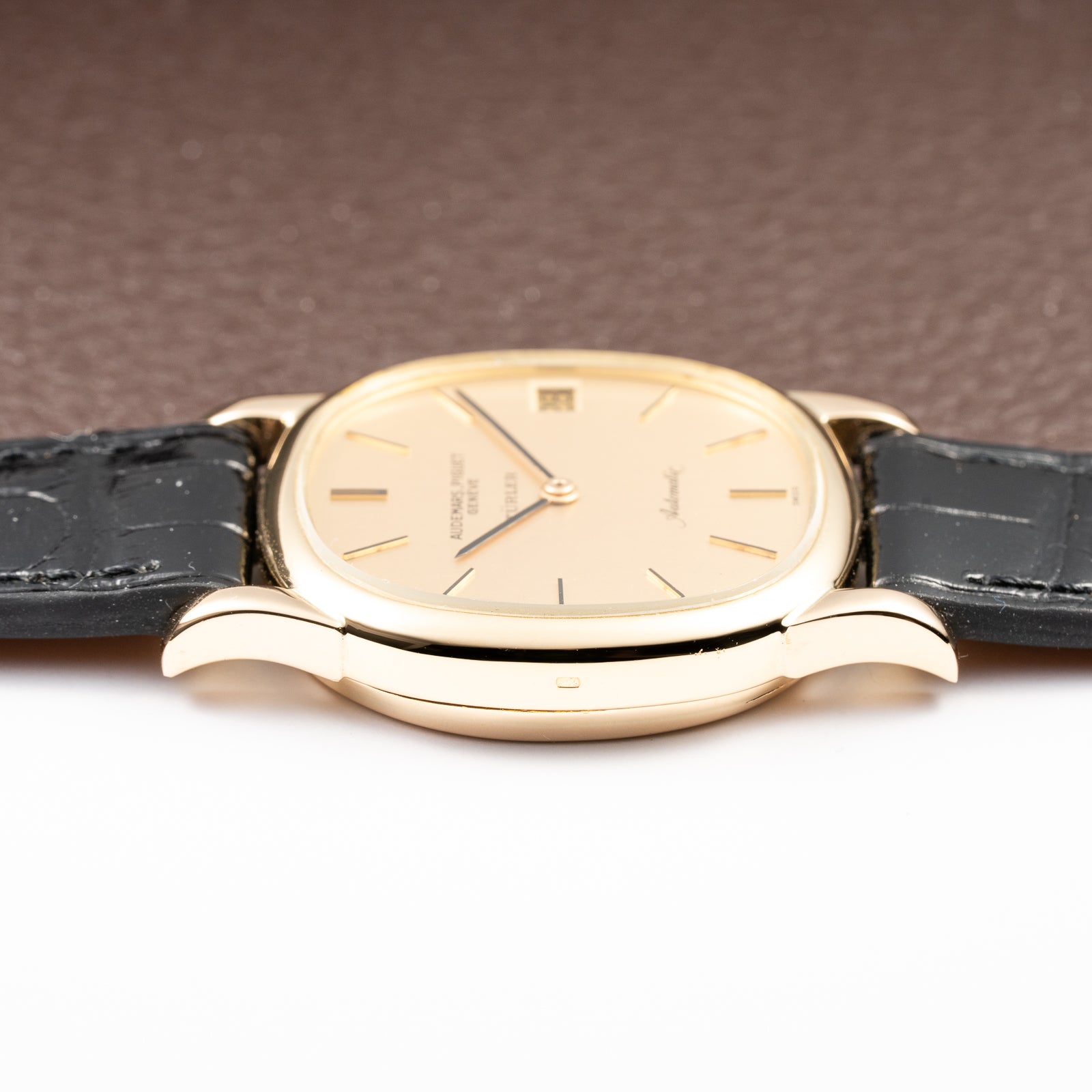 Audemars Piguet “Türler” Automatic 18k Yellow Gold Display Open Caseback from 1960s