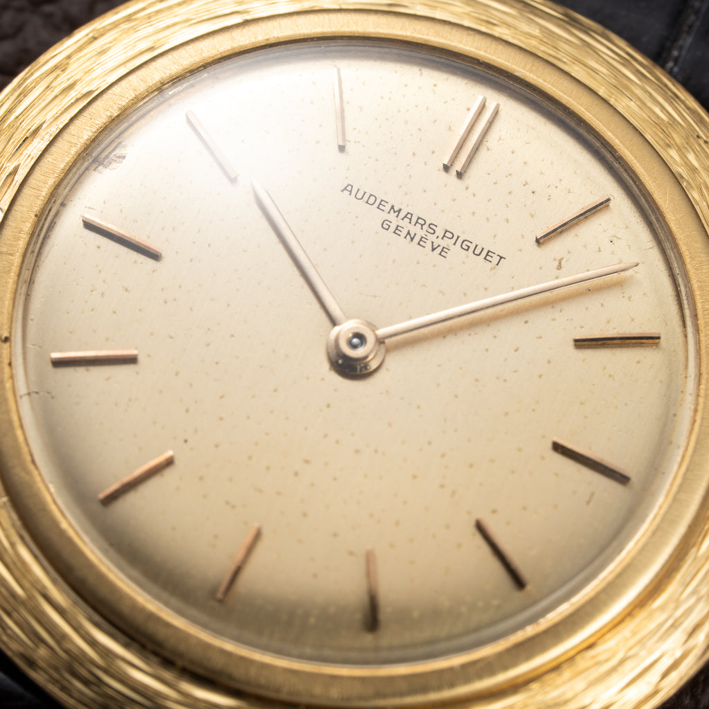 Audemars Piguet Disco Volante “Bark Finish” 18K Yellow Gold Ultra Thin Cal 2001 from 1960s