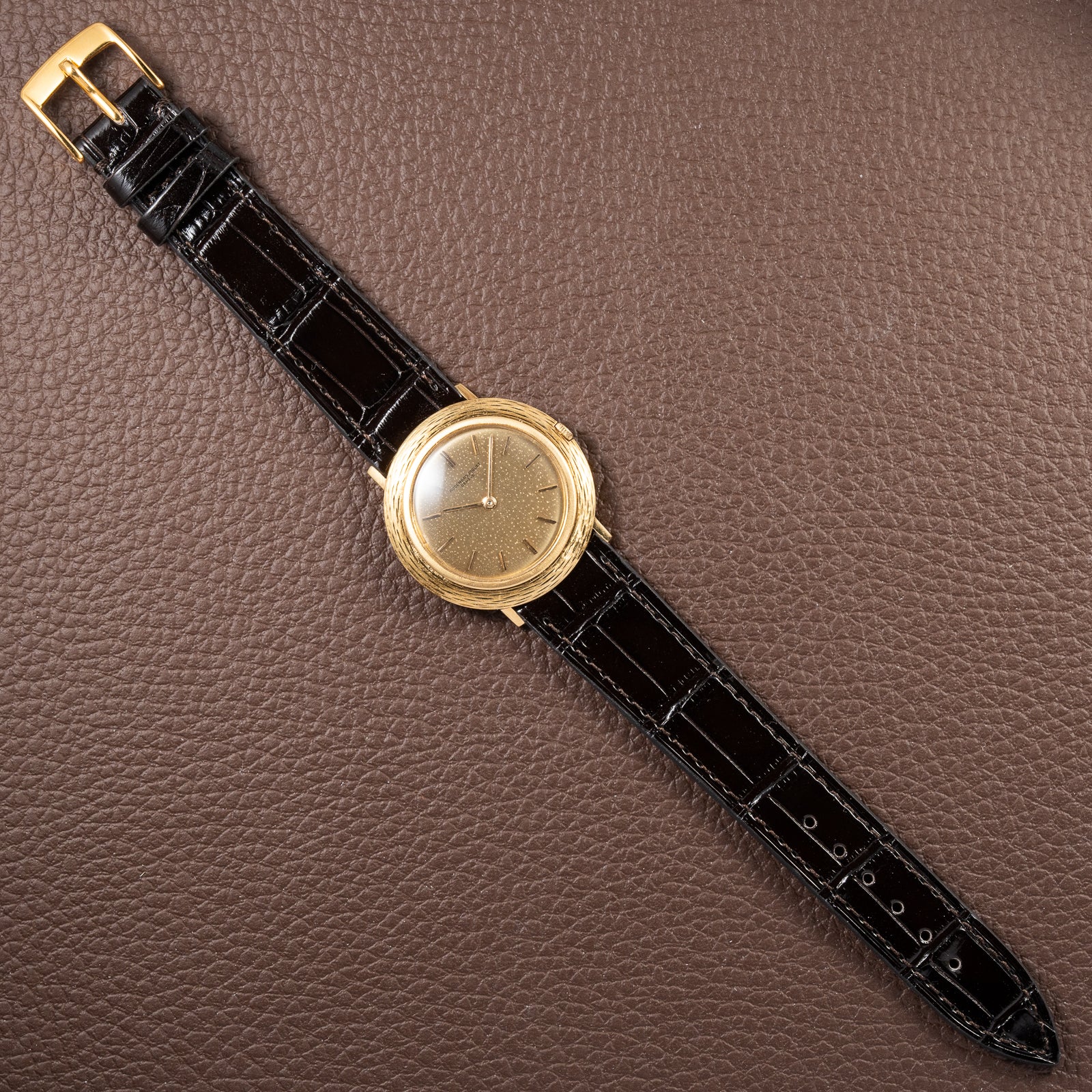 Audemars Piguet Disco Volante “Bark Finish” 18K Yellow Gold Ultra Thin Cal 2001 from 1960s