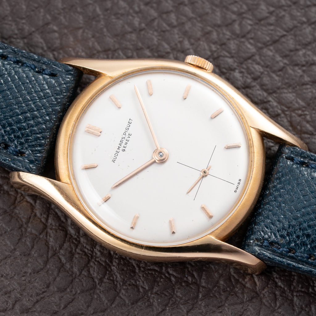 Audemars Piguet Dress Watch Elegant Lugs 18K Yellow Gold Cal K2001 from 1950s