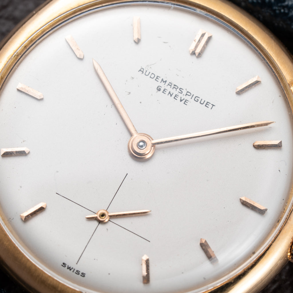 Audemars Piguet Dress Watch Elegant Lugs 18K Yellow Gold Cal K2001 from 1950s