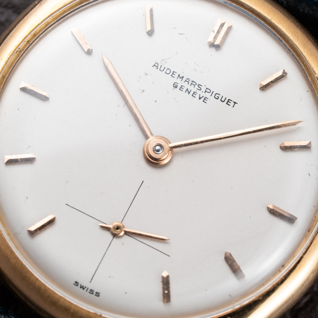 Audemars Piguet Dress Watch Elegant Lugs 18K Yellow Gold Cal K2001 from 1950s