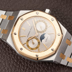 Audemars Piguet Royal Oak Day Date Moonphase Gold Steel Ref 25594SA from 1990s