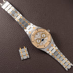 Audemars Piguet Royal Oak Day Date Moonphase Gold Steel Ref 25594SA from 1990s