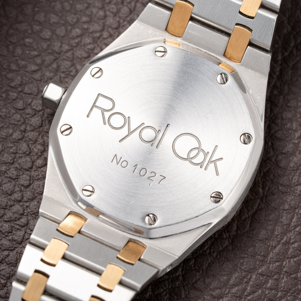 Audemars Piguet Royal Oak Day Date Moonphase Gold Steel Ref 25594SA from 1990s