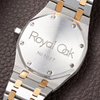 Audemars Piguet Royal Oak Day Date Moonphase Gold Steel Ref 25594SA from 1990s