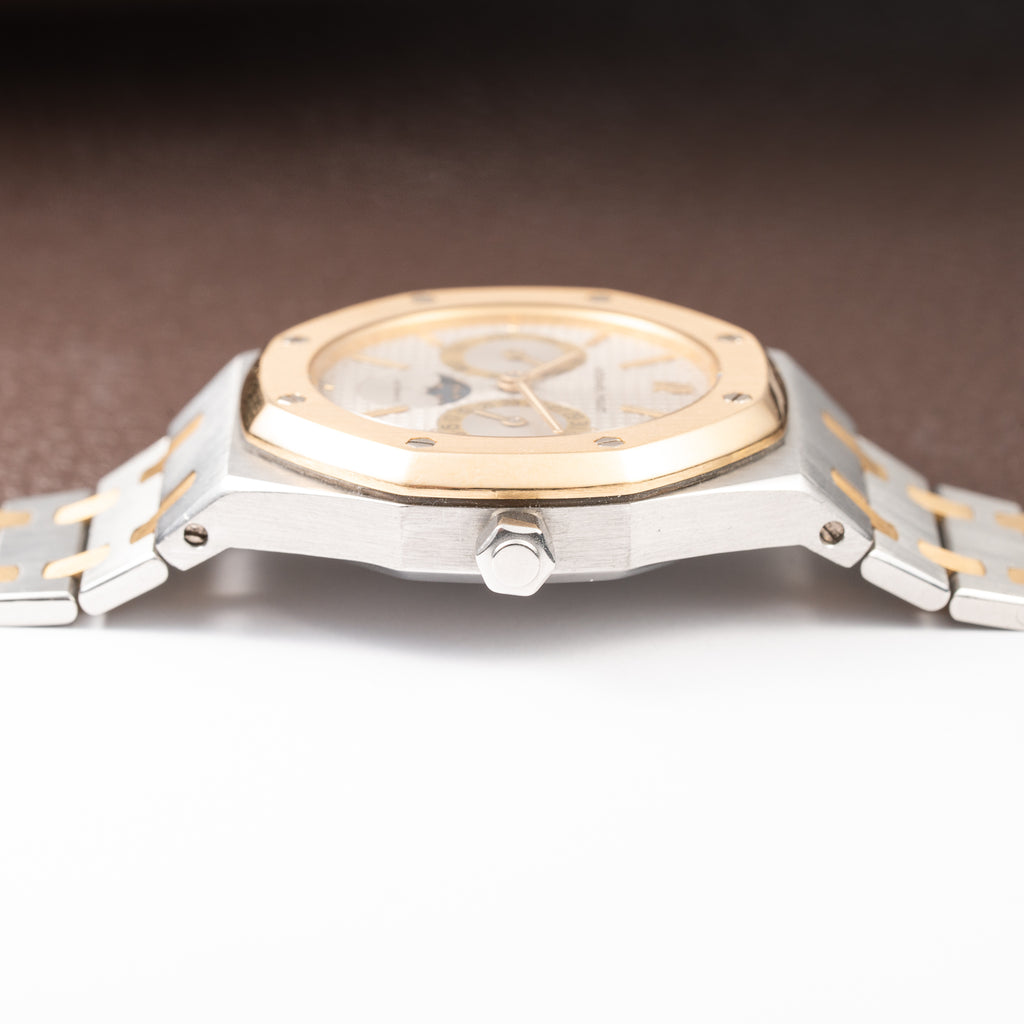 Audemars Piguet Royal Oak Day Date Moonphase Gold Steel Ref 25594SA from 1990s