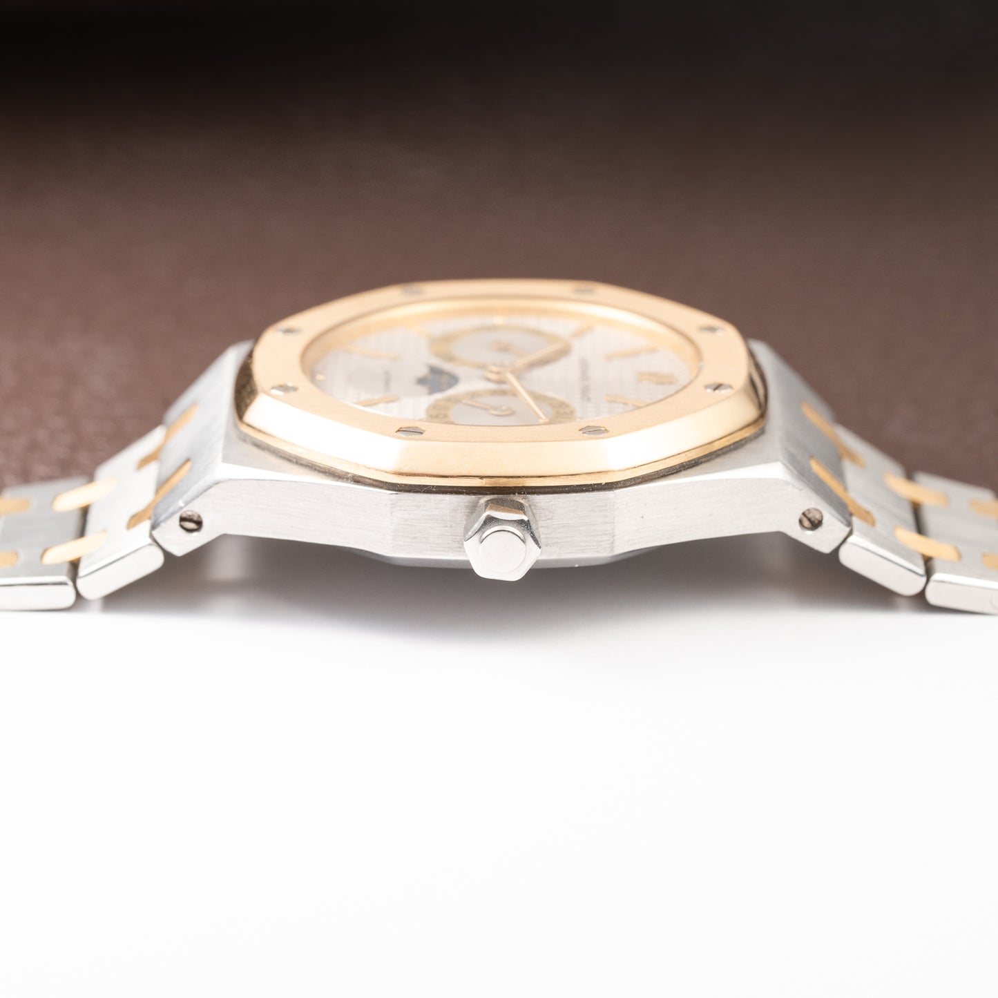 Audemars Piguet Royal Oak Day Date Moonphase Gold Steel Ref 25594SA from 1990s