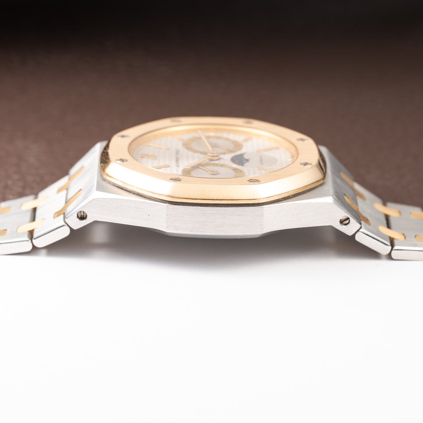 Audemars Piguet Royal Oak Day Date Moonphase Gold Steel Ref 25594SA from 1990s