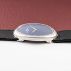 Baume & Mercier Baignoire Blue Ellipse 'night sky' 18k White Gold Ref 37055