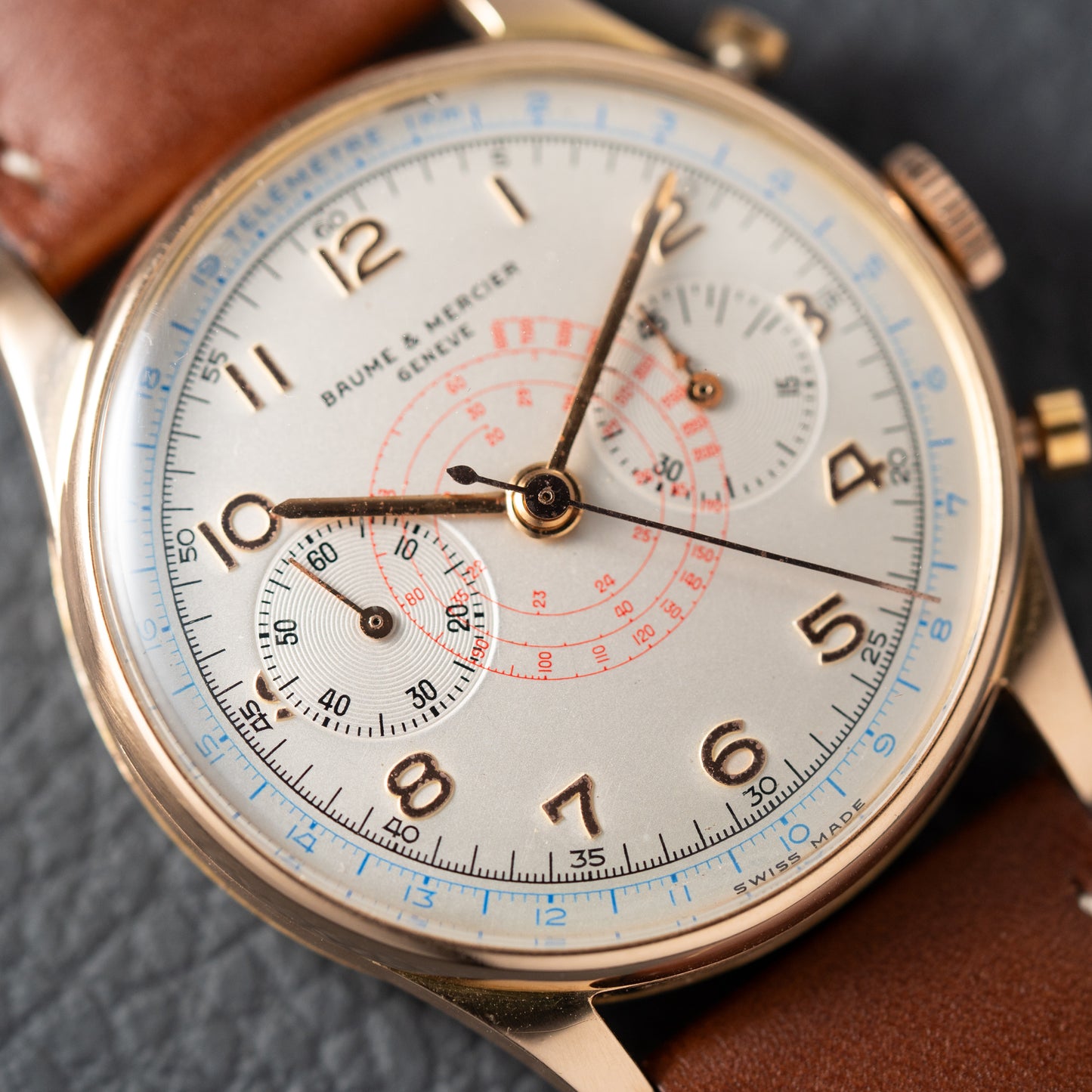 Baume & Mercier Chronograph Oversized Waterproof 18K