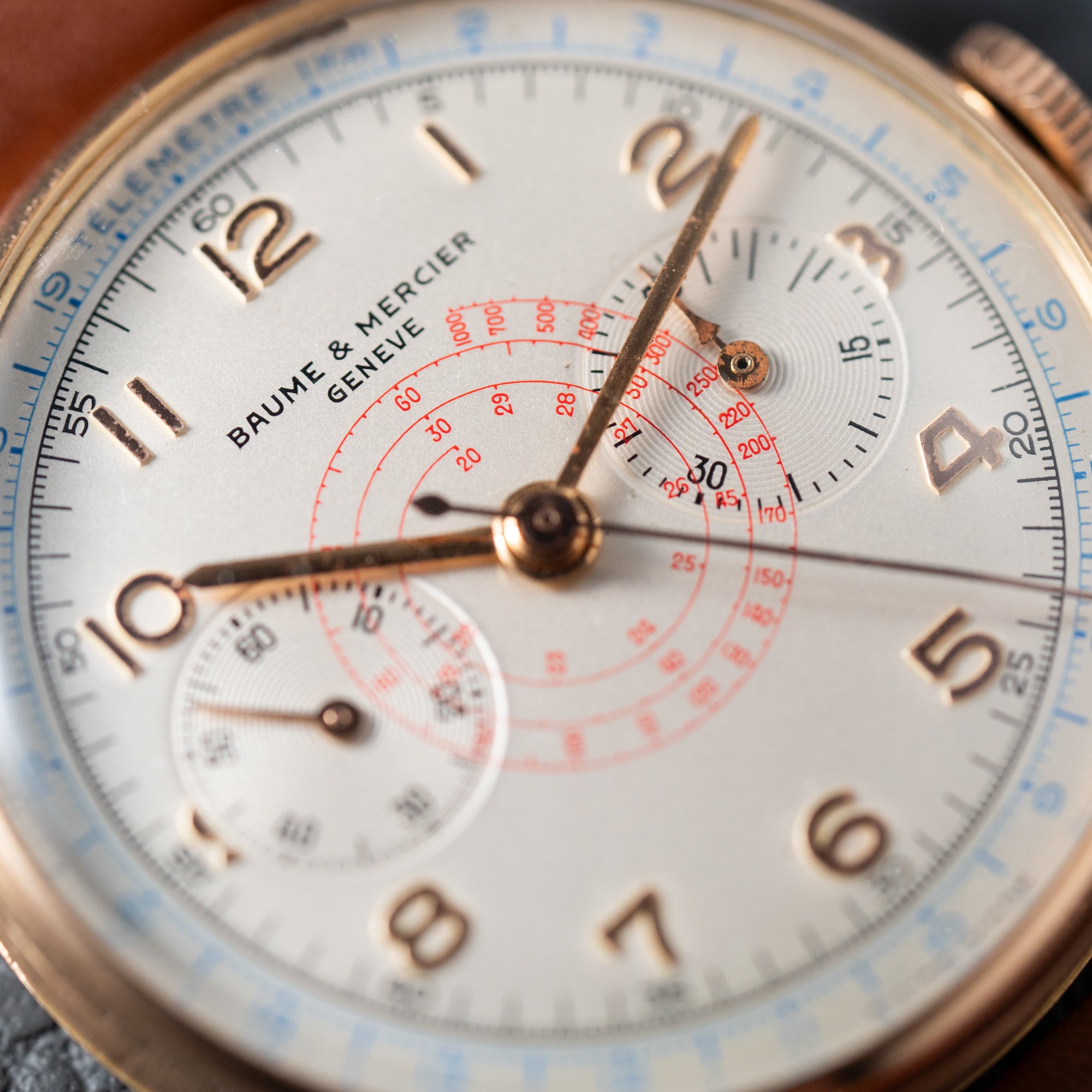 Baume & Mercier Chronograph Oversized Waterproof 18K
