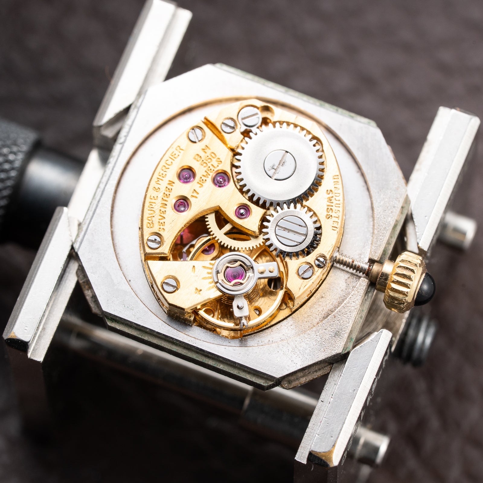 Baume & Mercier Ceinture 18K Yellow Gold Ref. 38259 from 1980s