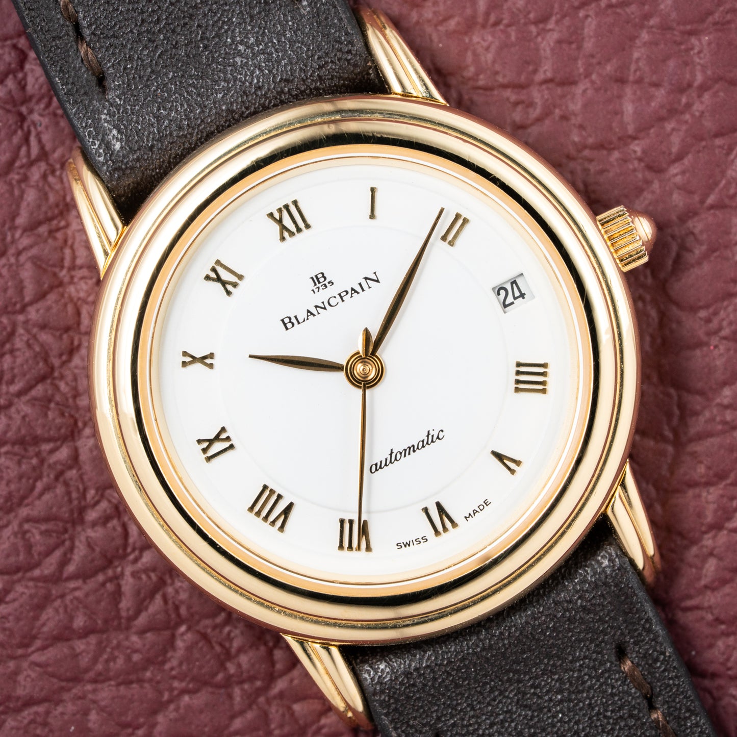 Blancpain Lady Villeret Automatic 18K Yellow Gold Ref. 0096-1418-58 from 1990s
