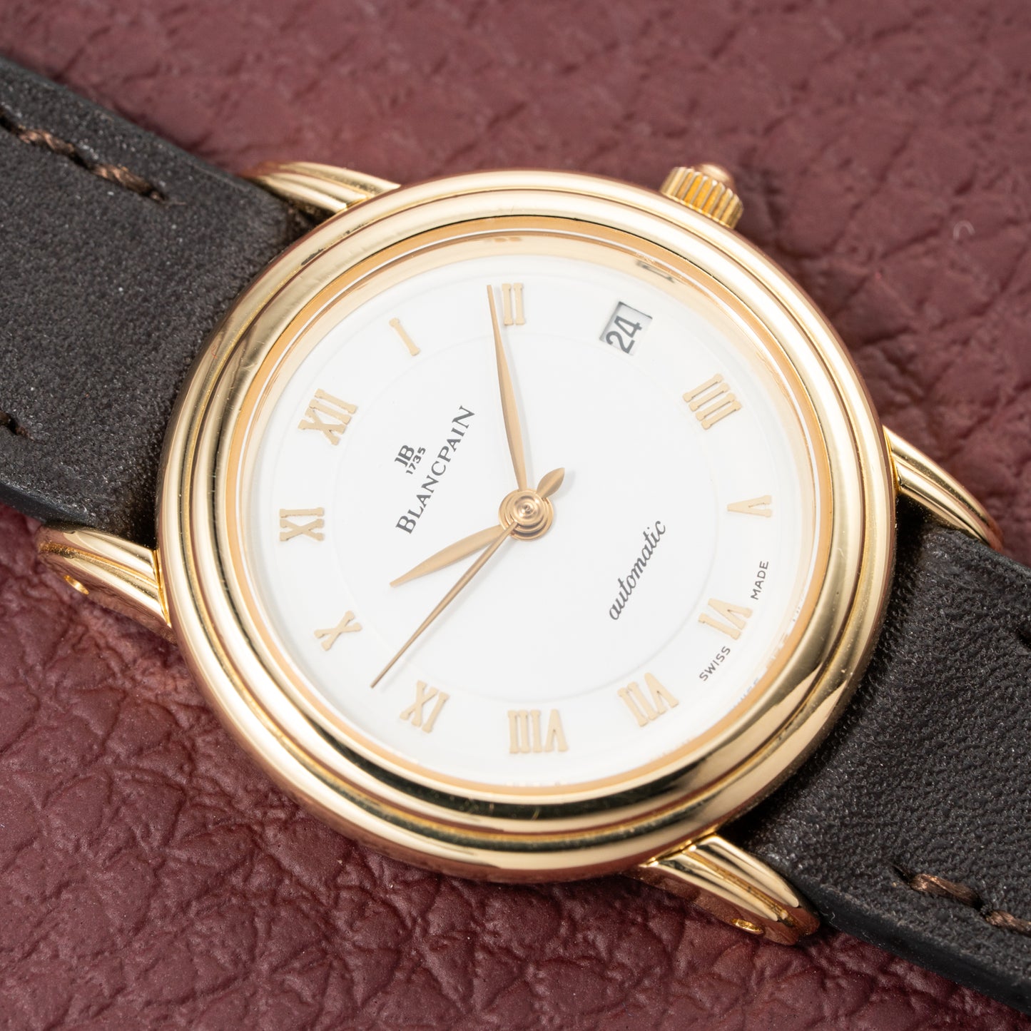 Blancpain Lady Villeret Automatic 18K Yellow Gold Ref. 0096-1418-58 from 1990s