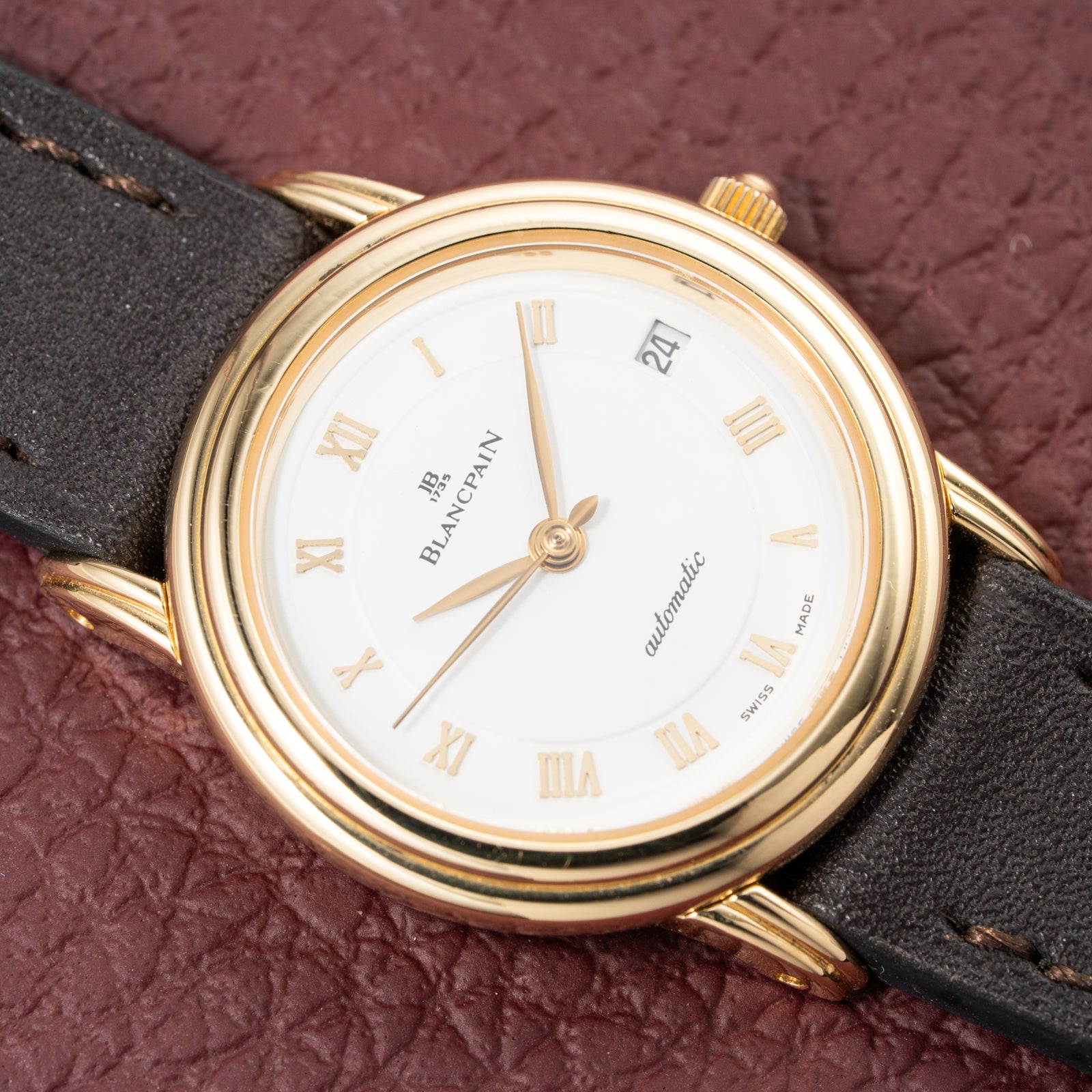 Blancpain Lady Villeret Automatic 18K Yellow Gold Ref. 0096-1418-58 from 1990s