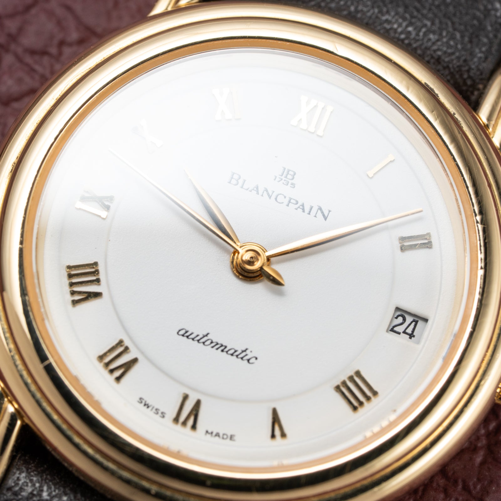 Blancpain Lady Villeret Automatic 18K Yellow Gold Ref. 0096-1418-58 from 1990s