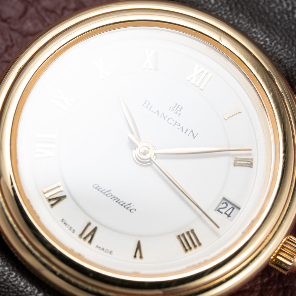 Blancpain Lady Villeret Automatic 18K Yellow Gold Ref. 0096-1418-58 from 1990s
