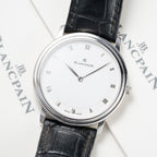 Blancpain Villeret Ultra-Slim Platinum 950 Full Set Ref 0021-3427-55 Circa 1990s