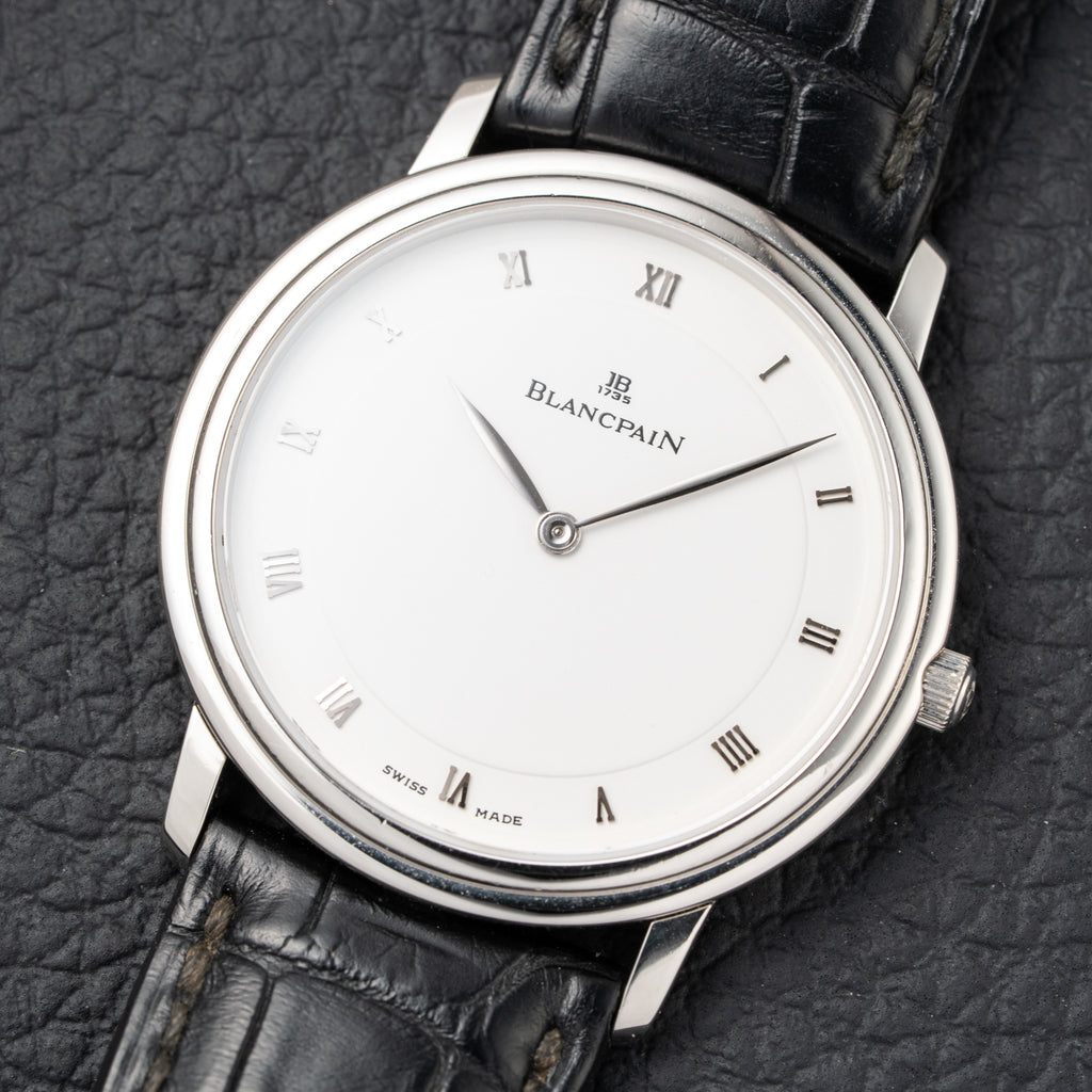 Blancpain Villeret Ultra-Slim Platinum 950 Full Set Ref 0021-3427-55 Circa 1990s