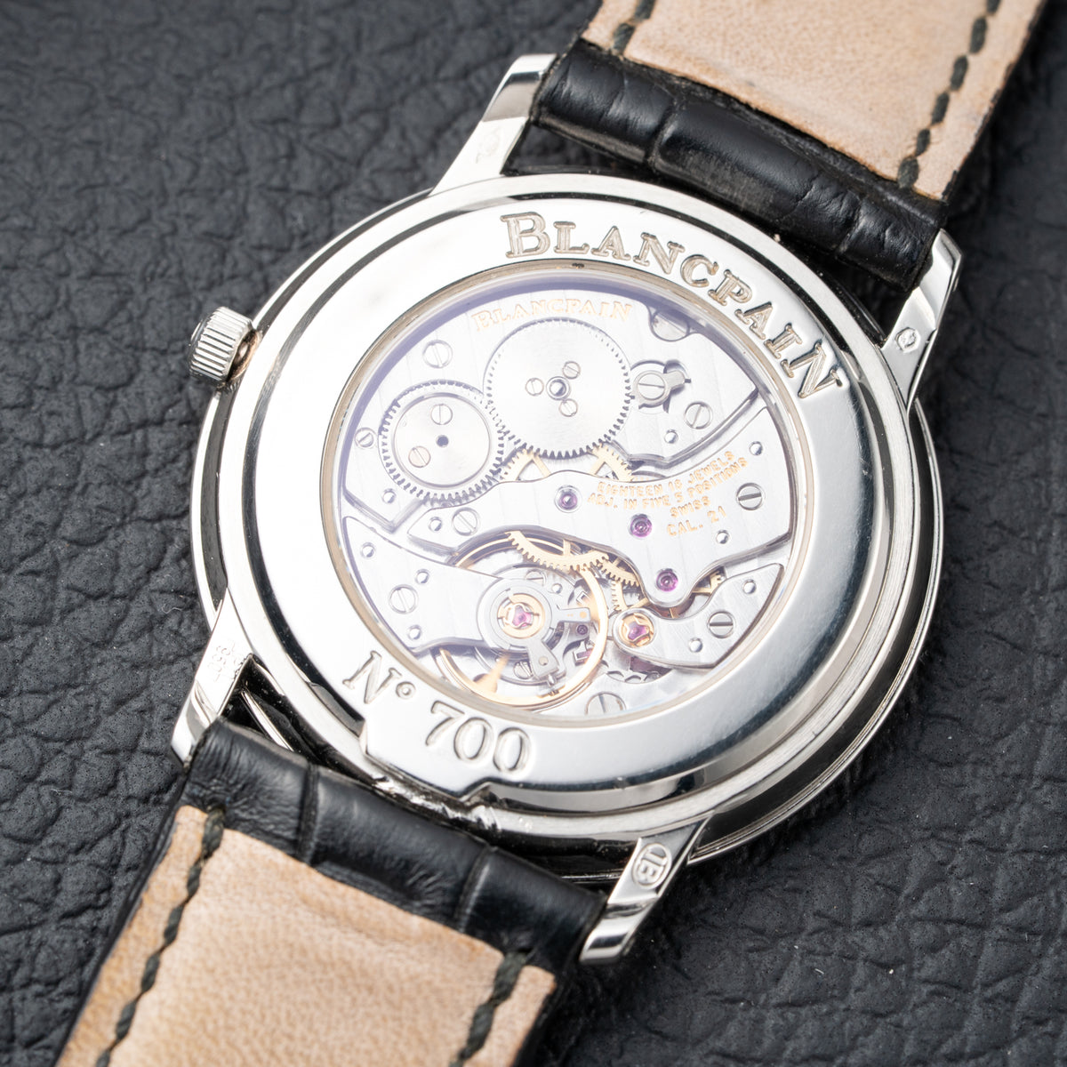 Blancpain Villeret Ultra-Slim Platinum 950 Full Set Ref 0021-3427-55 Circa 1990s
