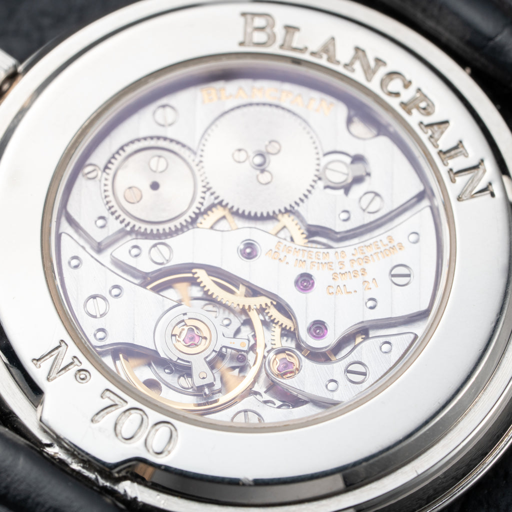 Blancpain Villeret Ultra-Slim Platinum 950 Full Set Ref 0021-3427-55 Circa 1990s