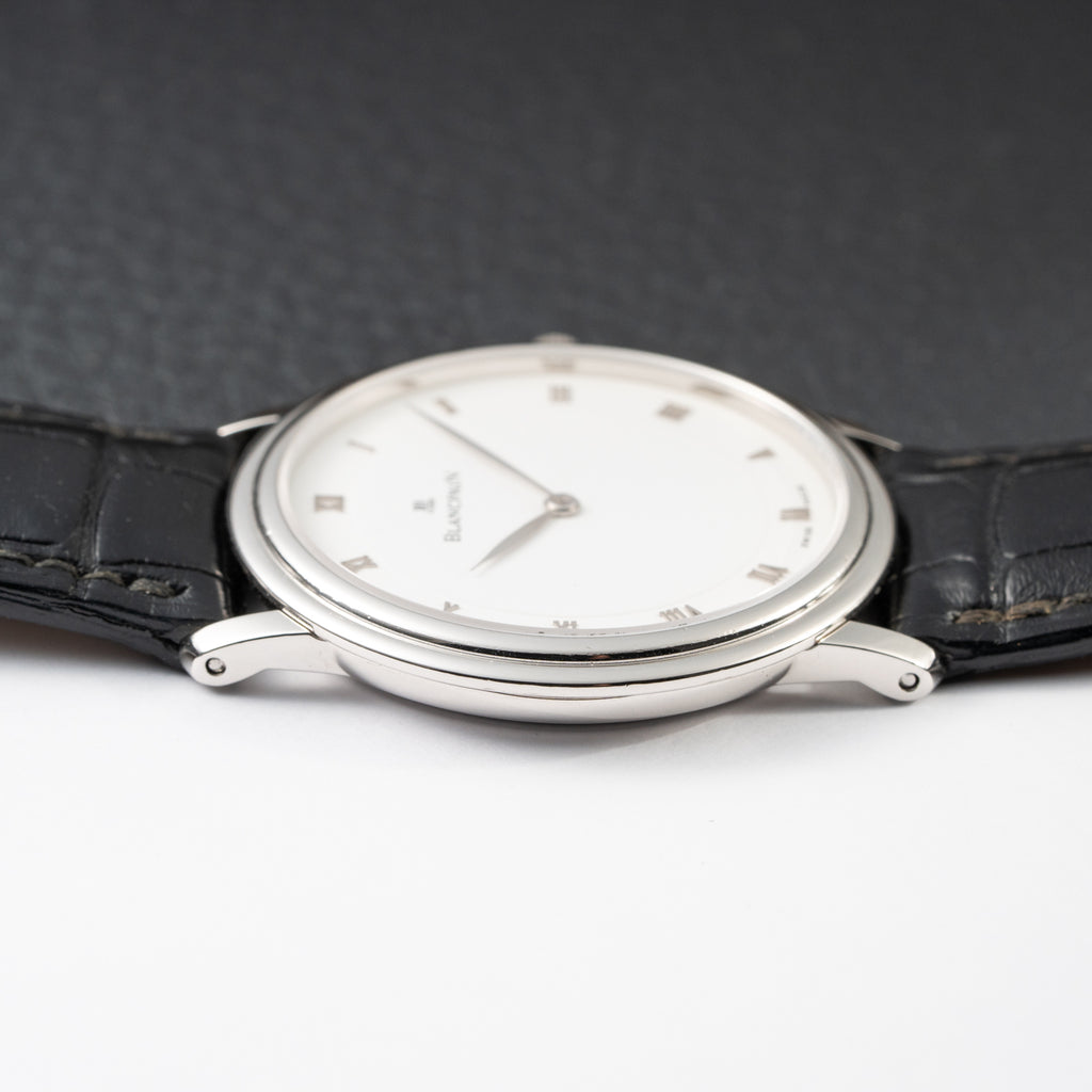 Blancpain Villeret Ultra-Slim Platinum 950 Full Set Ref 0021-3427-55 Circa 1990s