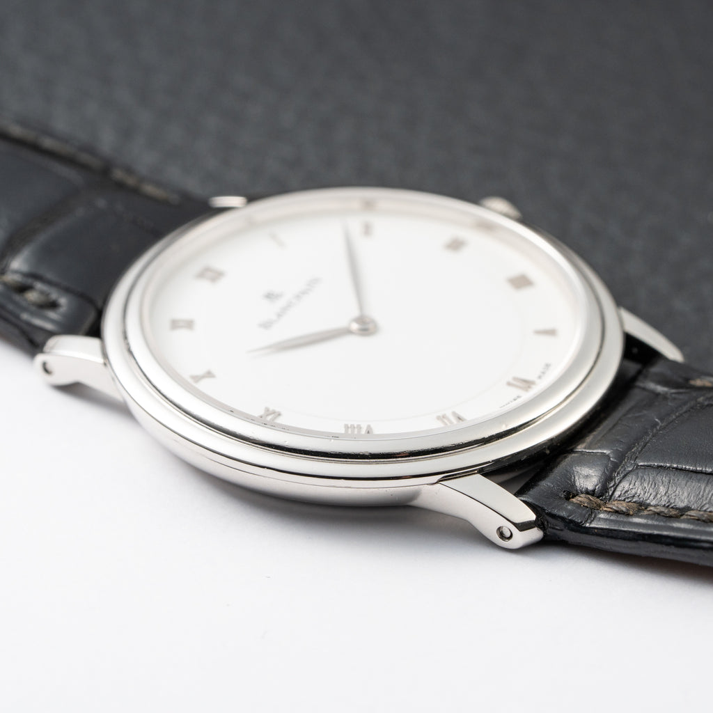 Blancpain Villeret Ultra-Slim Platinum 950 Full Set Ref 0021-3427-55 Circa 1990s