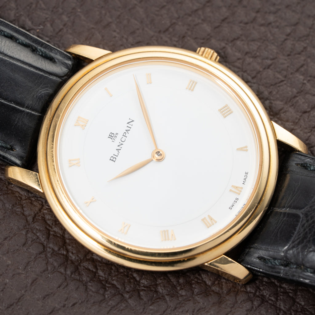 Blancpain Villeret Ultra Thin Automatic 18K Yellow Gold Ref. 0071-3342-55 from 1990s