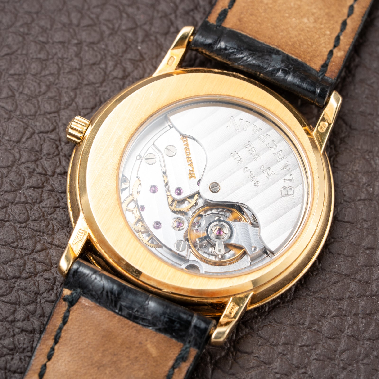 Blancpain Villeret Ultra Thin Automatic 18K Yellow Gold Ref. 0071-3342-55 from 1990s