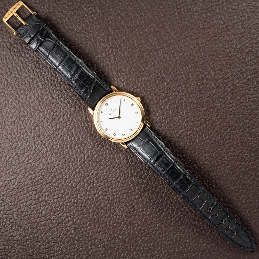 Blancpain Villeret Ultra Thin Automatic 18K Yellow Gold Ref. 0071-3342-55 from 1990s
