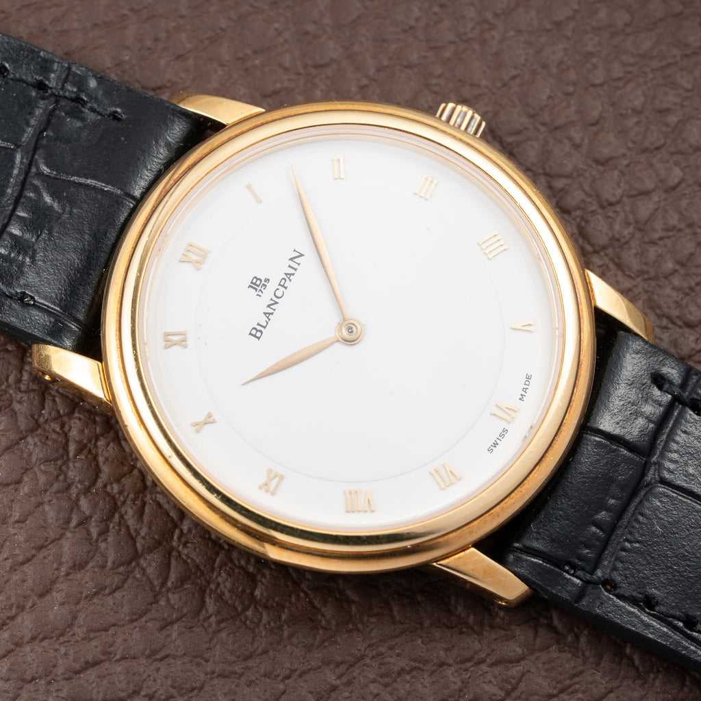 Blancpain Villeret Ultra Thin Automatic 18K Yellow Gold Ref. 0071-3342-55 from 1990s