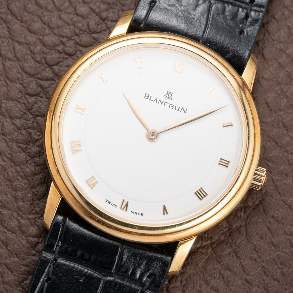 Blancpain Villeret Ultra Thin Automatic 18K Yellow Gold Ref. 0071-3342-55 from 1990s