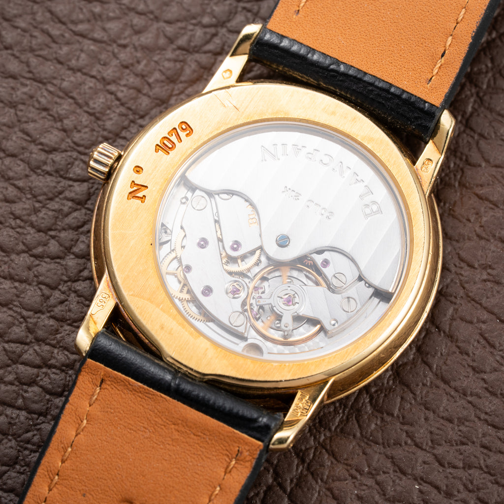 Blancpain Villeret Ultra Thin Automatic 18K Yellow Gold Ref. 0071-3342-55 from 1990s